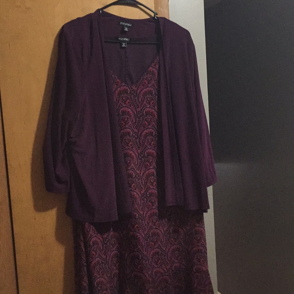 Roz & Ali dress and jacket from Dress Barn